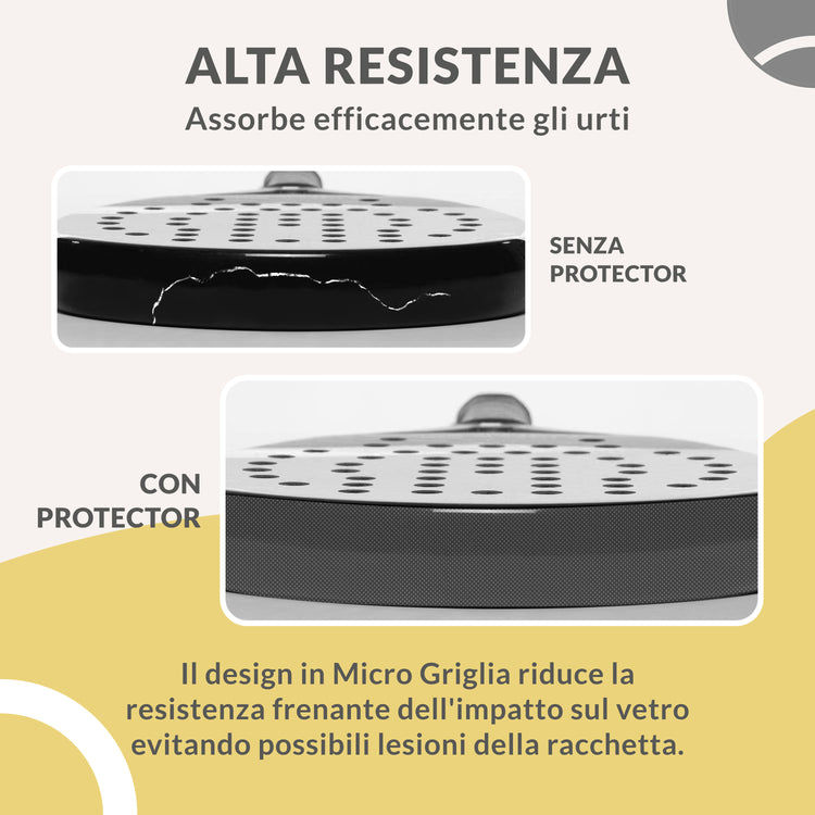 Protezione Racchetta Padel Trasparente