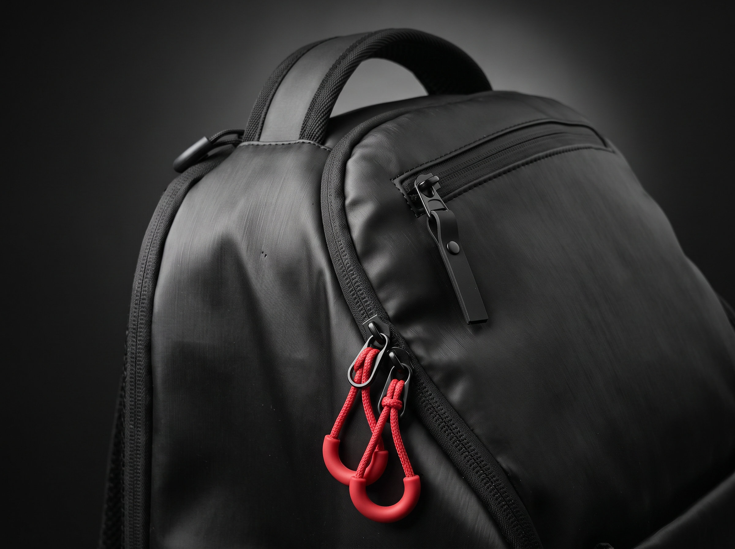 P-BAG detail with red puller