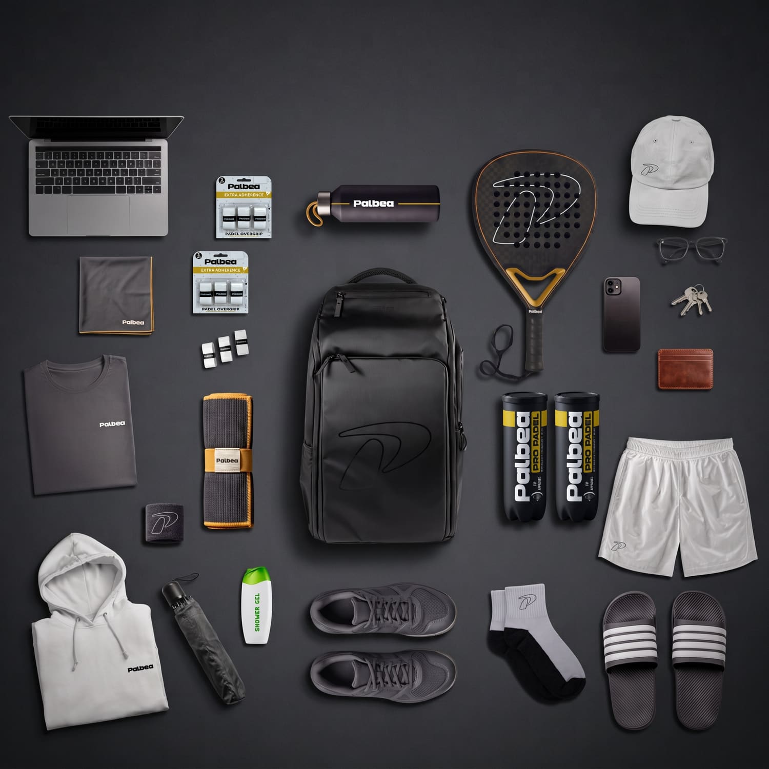 Everything you need for a day organized inside P-BAG