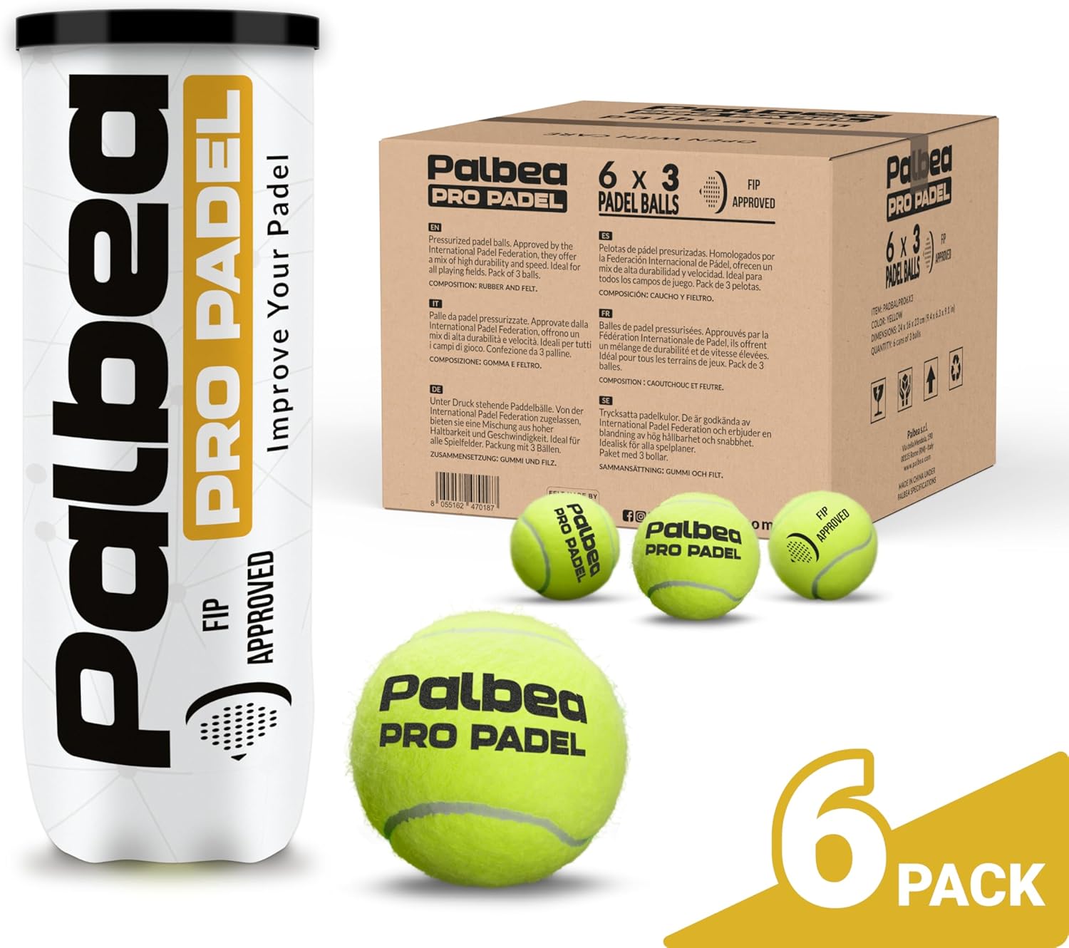 Padel Balls - FIP Approved